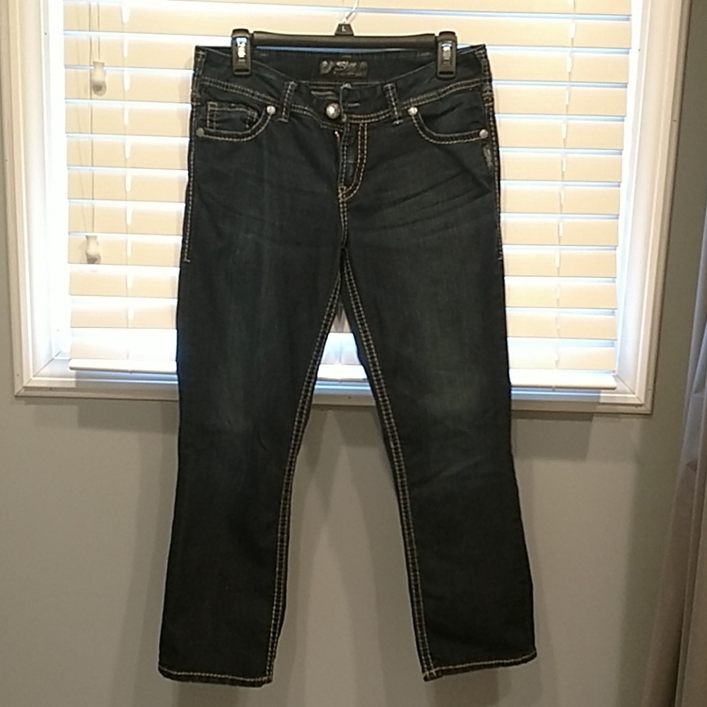 Silver jeans capri
